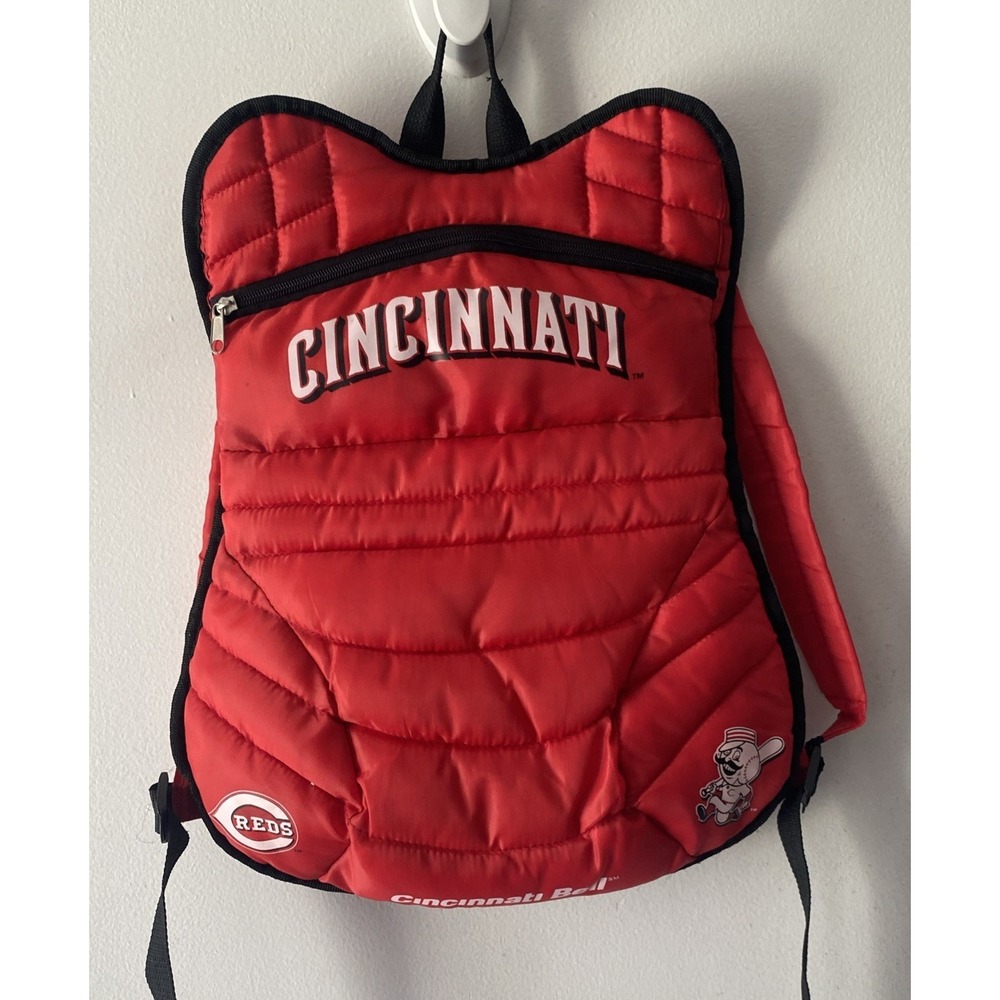Cincinnati Reds MLB Catcher's Chest Protector Backpack Stadium Giveaway PROMO